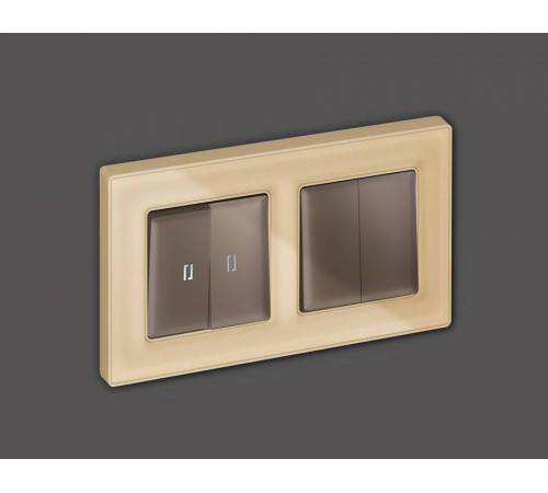 Клавиши для выключателя двухклавишного Ambrella Volt Quant AP6330