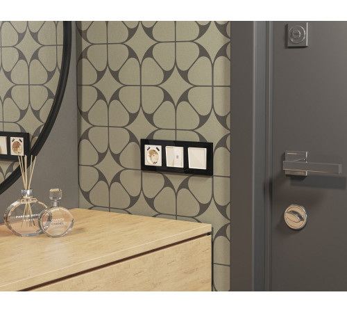 Выключатель двухполюсной самовозвратный без рамки Ambrella Volt MA MA301050