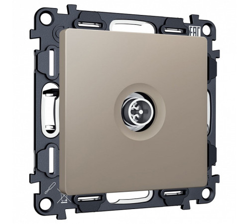 ТВ-розетка оконечная без рамки Ambrella Volt ALFA MA373005