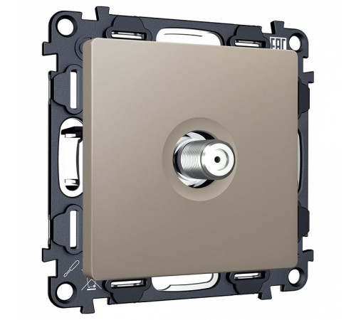 ТВ-розетка без рамки Ambrella Volt ALFA MA373050