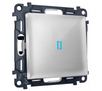 Выключатель самовозвратный одноклавишный с подсветкой, без рамки Ambrella Volt MA MA402060