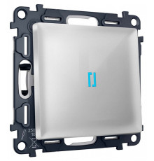 Выключатель самовозвратный одноклавишный с подсветкой, без рамки Ambrella Volt MA MA402060