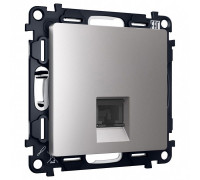 Розетка Ethernet RJ-45 и со шторками, без рамки Ambrella Volt ALFA MA512005