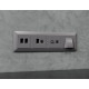 ТВ-розетка и розетка Ethernet RJ-45 без рамки Ambrella Volt ALFA MA512510