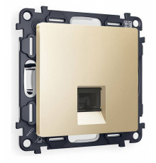 Розетка телефонная RJ-11 со штрокой, без рамки Ambrella Volt Quant MA612030