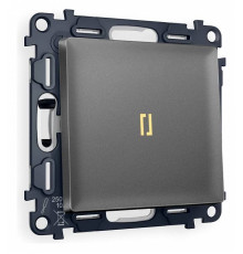 Выключатель проходной одноклавишный с подсветкой Ambrella Volt Quant MA652030