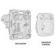 Розетка с заземлением и 2хUSB type A, без рамки Ambrella Volt MO MO109010