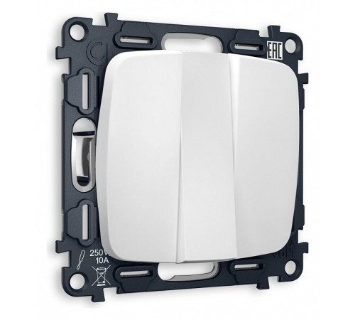 Выключатель трехклавишный без рамки Ambrella Volt Quant MO125010