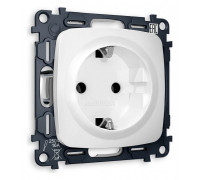 Розетка с заземлением, без рамки Ambrella Volt Quant MO126010