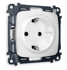 Розетка с заземлением, без рамки Ambrella Volt Quant MO126010