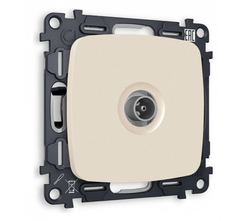 ТВ-розетка оконечная без рамки Ambrella Volt Quant MO333010