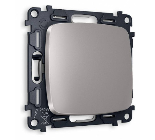 Выключатель перекрестный одноклавишный без рамки Ambrella Volt Quant MO501030