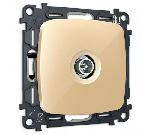 ТВ-розетка оконечная без рамки Ambrella Volt OMEGA MO613005