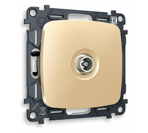 ТВ-розетка оконечная без рамки Ambrella Volt Quant MO613010