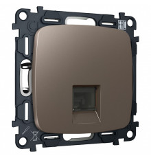 Розетка Ethernet RJ-45 и со шторками, без рамки Ambrella Volt OMEGA MO642005