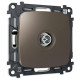 ТВ-розетка оконечная без рамки Ambrella Volt OMEGA MO643005