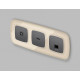 Розетка Ethernet RJ-45 и со шторками, без рамки Ambrella Volt OMEGA MO662005