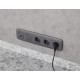 Розетка Ethernet RJ-45 и со шторками, без рамки Ambrella Volt OMEGA MO662005
