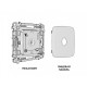 ТВ-розетка оконечная без рамки Ambrella Volt OMEGA MO663005