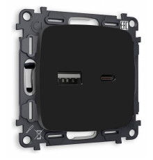 Розетка 2хUSB type A и C без рамки Ambrella Volt Quant MO811010