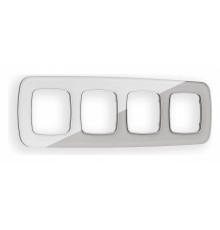 Рамка на 4 поста Ambrella Volt Radian Стекло органическое OF320404