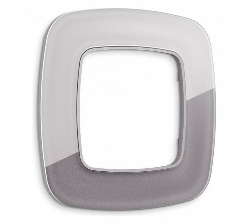 Рамка на 1 пост Ambrella Volt Radian Стекло органическое OF320501