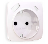 Накладка для розетки с заземлением и со шторками и 2хUSB type A и C Ambrella Volt Quant OP2100