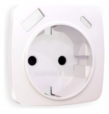 Накладка для розетки с заземлением и со шторками и 2хUSB type A и C Ambrella Volt Quant OP2100