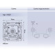 Механизм ТВ-розетки проходной Ambrella Volt Quant VM211