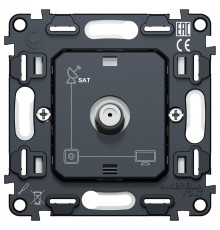 Механизм ТВ-розетки и SAT-розетки Ambrella Volt QUANT VM215