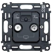 Механизм ТВ-розетки и SAT-розетки оконечные Ambrella Volt QUANT VM217
