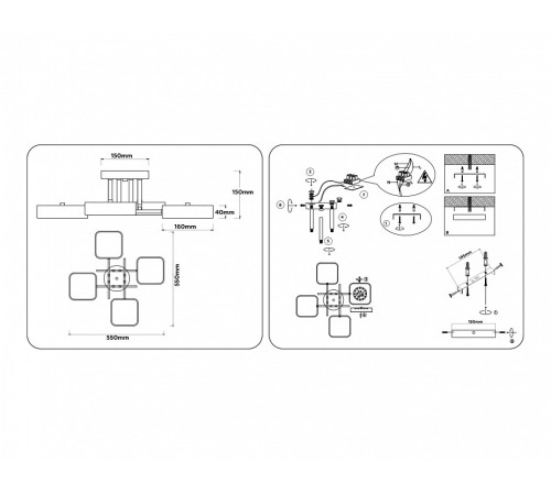 Потолочная люстра Ambrella Light FL FL516341