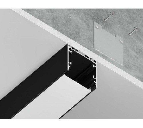 Профиль для светодиодной ленты Ambrella Light Profile System GP GP2500BK накладной черный GP2500BK