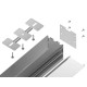 Профиль для светодиодной ленты Ambrella Light Profile System GP GP2550AL накладной GP2550AL