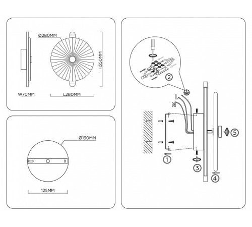 Накладной светильник Ambrella Light LH LH31141