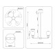 Люстра на штанге Ambrella Light LH LH53164