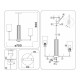 Люстра на штанге Ambrella Light HIGH LIGHT LH56213