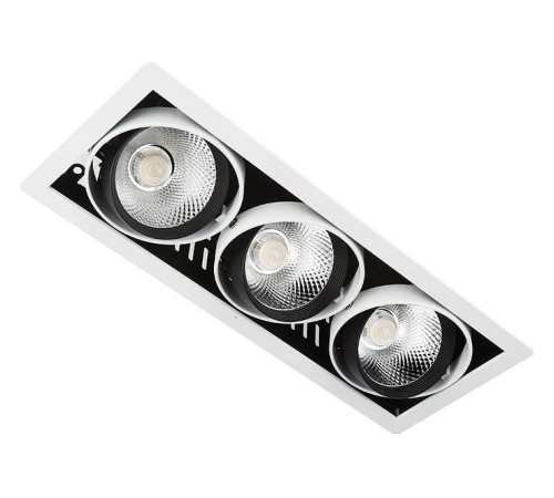 Встраиваемый светильник Ambrella Light Classic T81 T813 BK/CH 3*12W 4200K