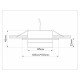 Встраиваемый светильник Ambrella Light TN TN52421