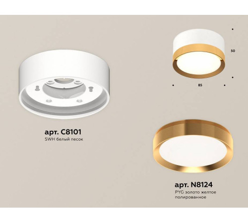 Накладной светильник Ambrella Light XS XS8101005