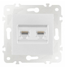 Розетка Ethernet RJ-45 без рамки Arte Milano am-203 203.45-2.white
