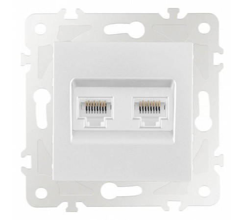 Розетка Ethernet RJ-45 без рамки Arte Milano am-203 203.45-2.white