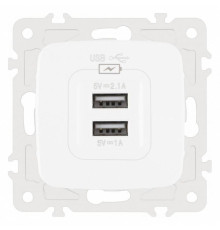 Розетка USB, без рамки Arte Milano am-205 205.46-1.white