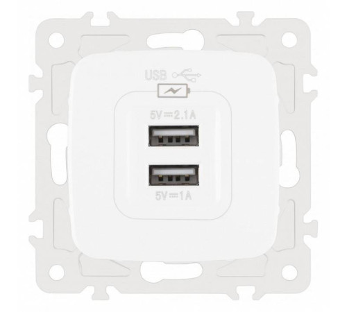 Розетка USB, без рамки Arte Milano am-205 205.46-1.white