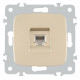 Розетка телефонная RJ-11 без рамки Arte Milano am-205 205.51-1.shampan