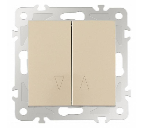 Выключатель для жалюзи без рамки Arte Milano 206 206.38-2.shampan