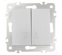 Выключатель для жалюзи без рамки Arte Milano 206 206.38-2.silver