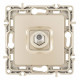 ТВ-розетка без рамки Arte Milano am-217 217.42-1.shampan