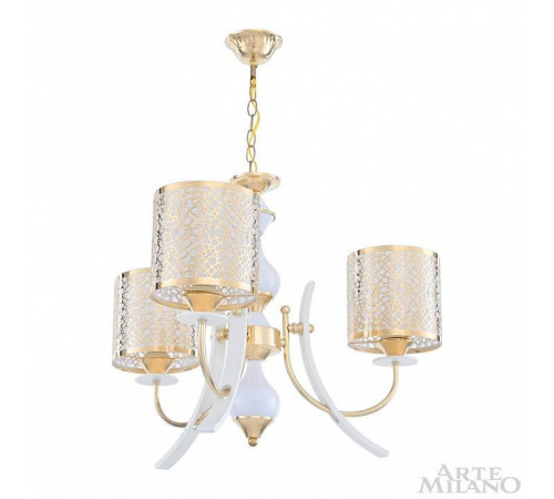Подвесная люстра Arte Milano Florentia-6067 306067/3 Wh/Gd