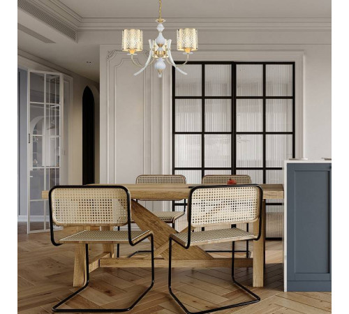 Подвесная люстра Arte Milano Florentia-6067 306067/3 Wh/Gd